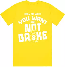 NOT BROKE : Yellow Sneaker Tees Shirt (white ink)