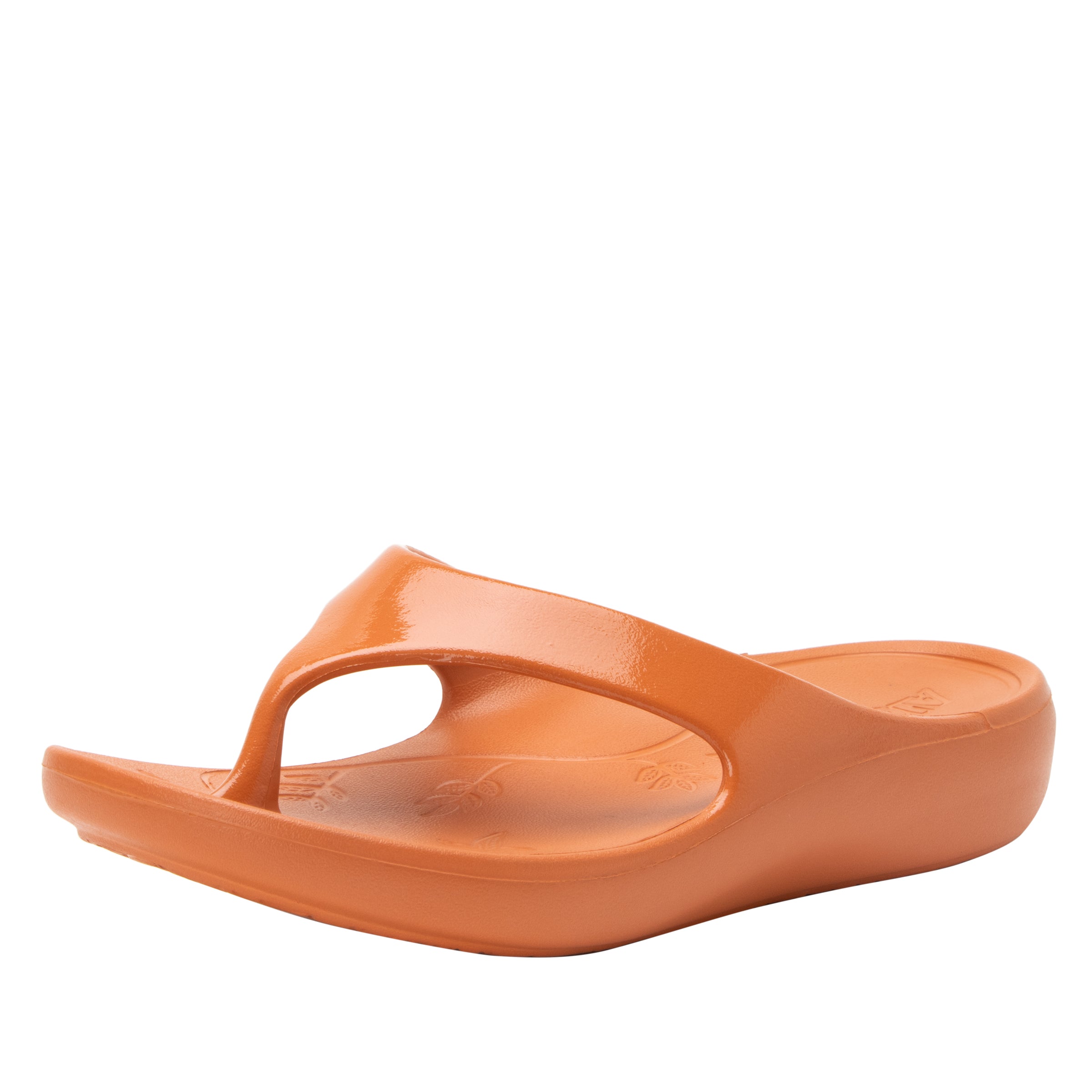 Ode Tangerine Gloss Sandal