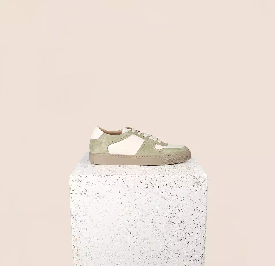 Palermo Sneaker - Seafoam/White