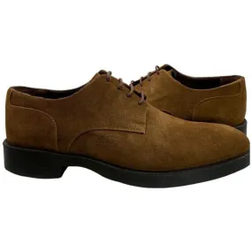 Paolo Shoes Claudio Suede Oxfords Taba