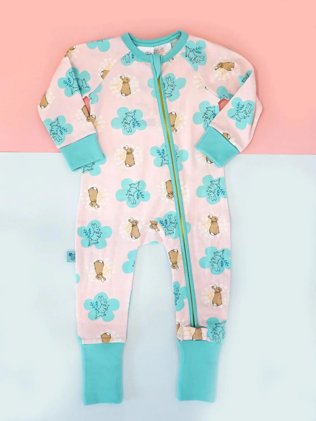 Peter Rabbit Pretty Garden Zip Up Romper