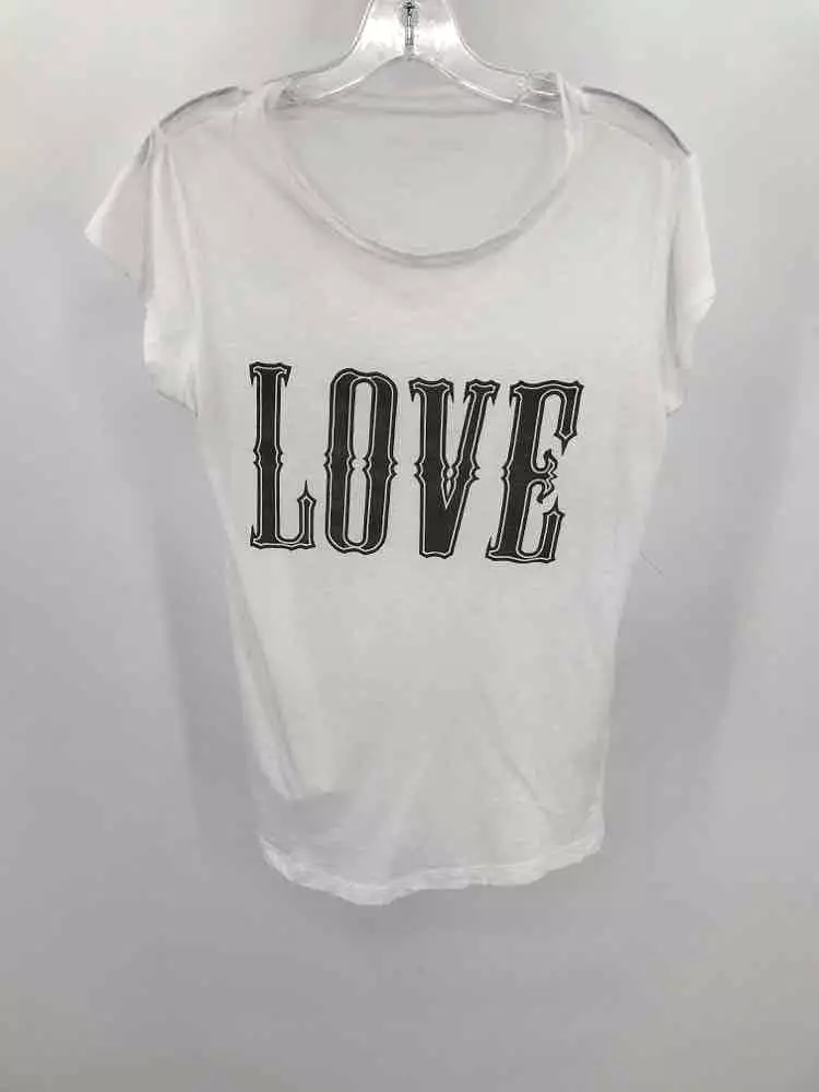 Pre-Owned Zadig & Voltaire White Size Medium Graphic T-shirt