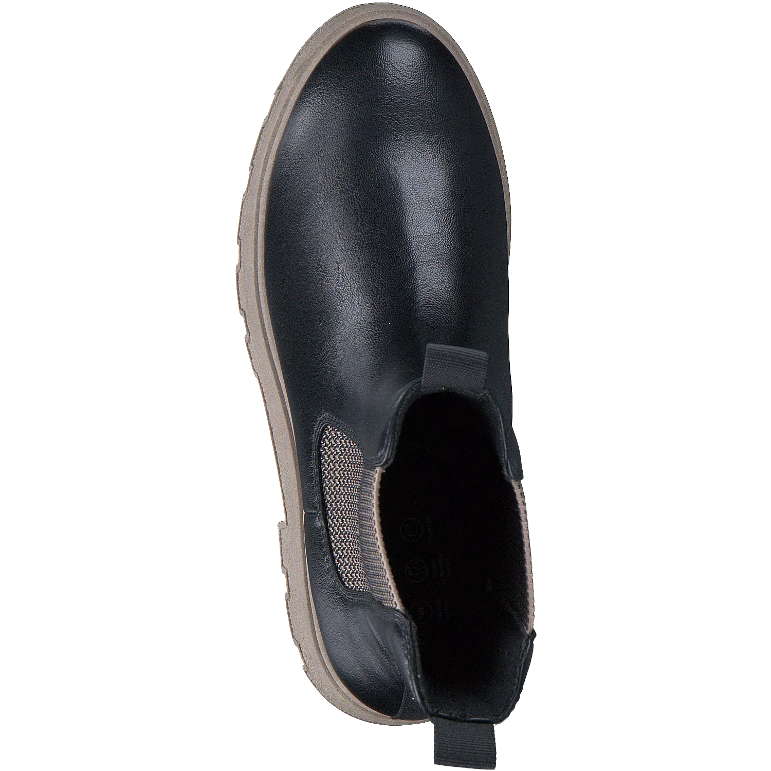 S Oliver Black Slip On Boot