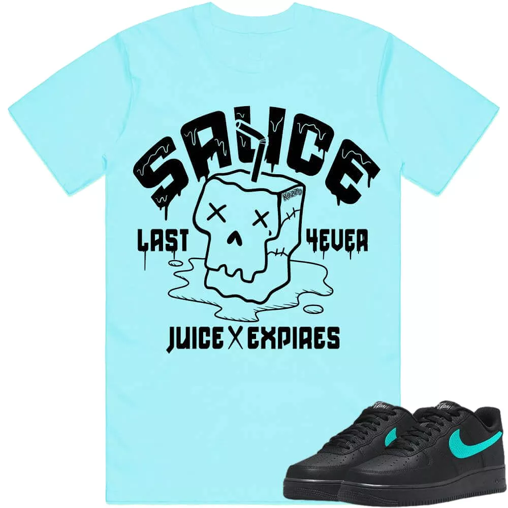 SAUCE : Sneaker Shirt to Match : Tiffany AF1 Air Force Ones