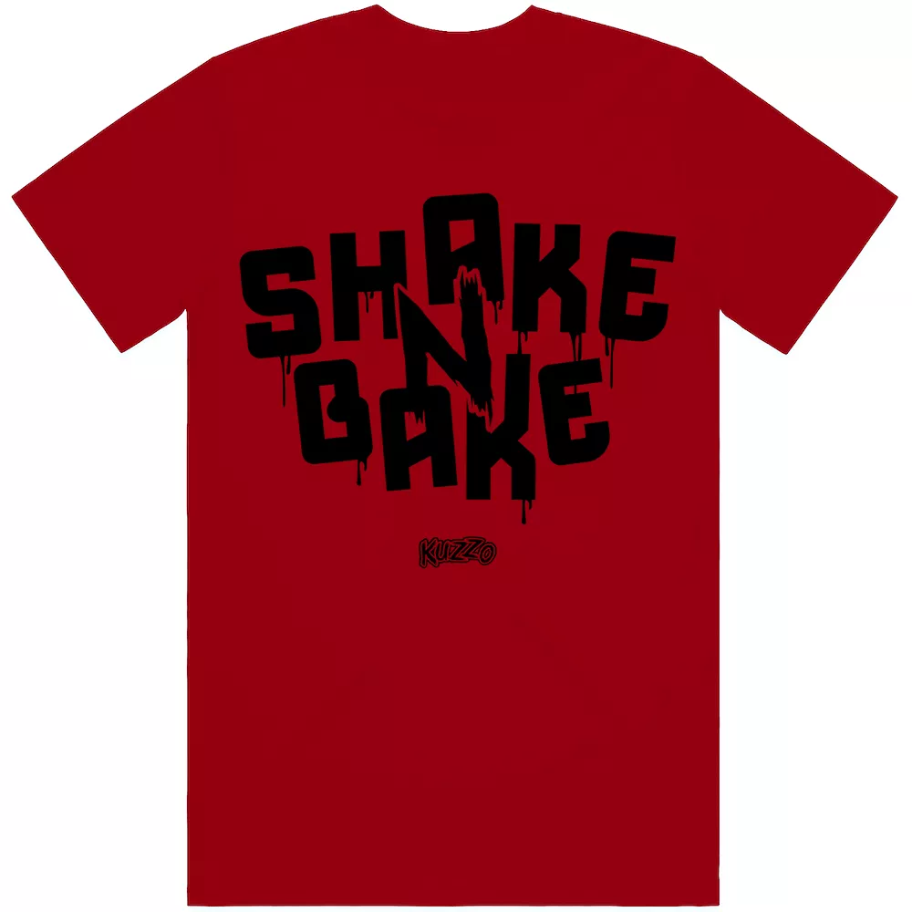 SHAKE N BAKE : Sneaker Shirt to Match : Cardinal