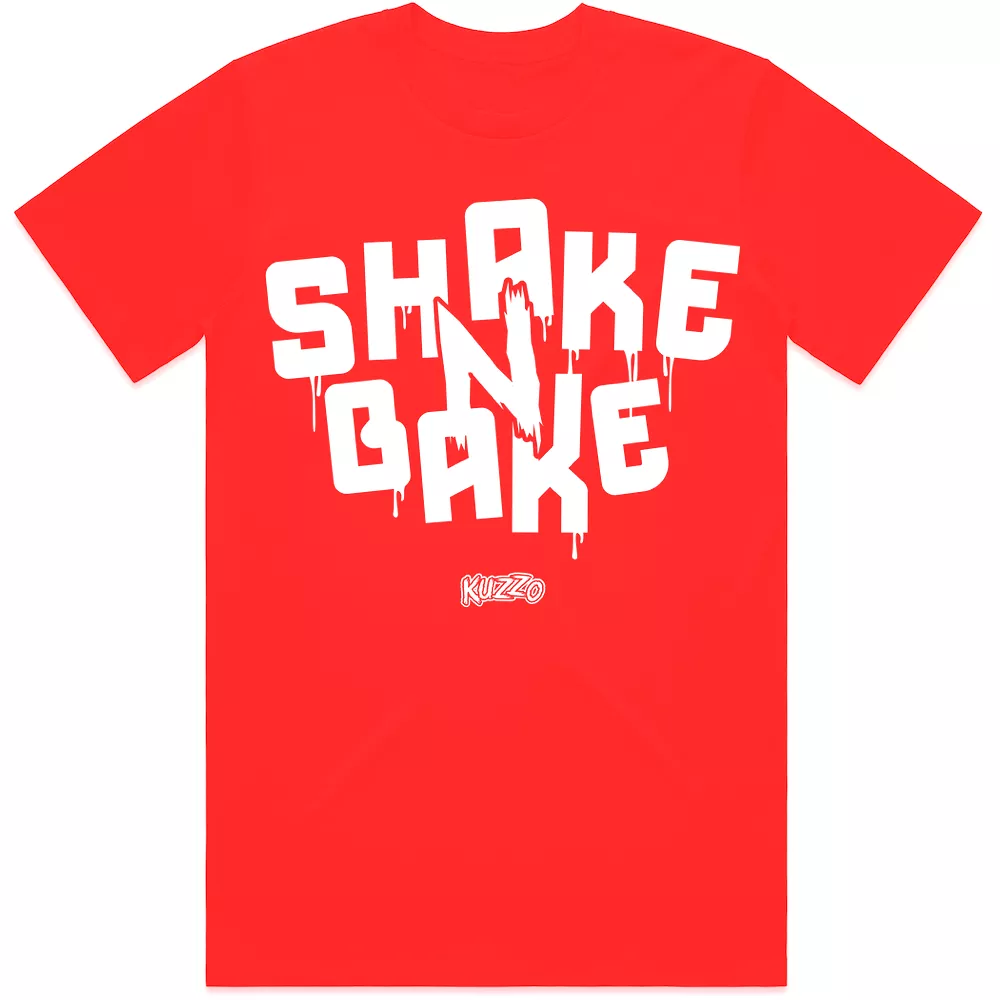 SHAKE N BAKE : Sneaker Shirt to Match : Jordan 7 White Infrared 7s Sneaker Tees