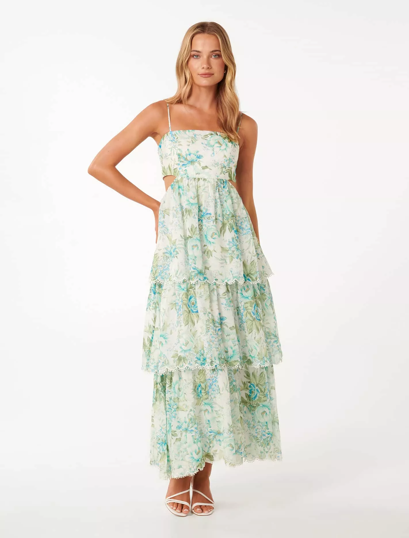 Shauna Tiered Midi Dress