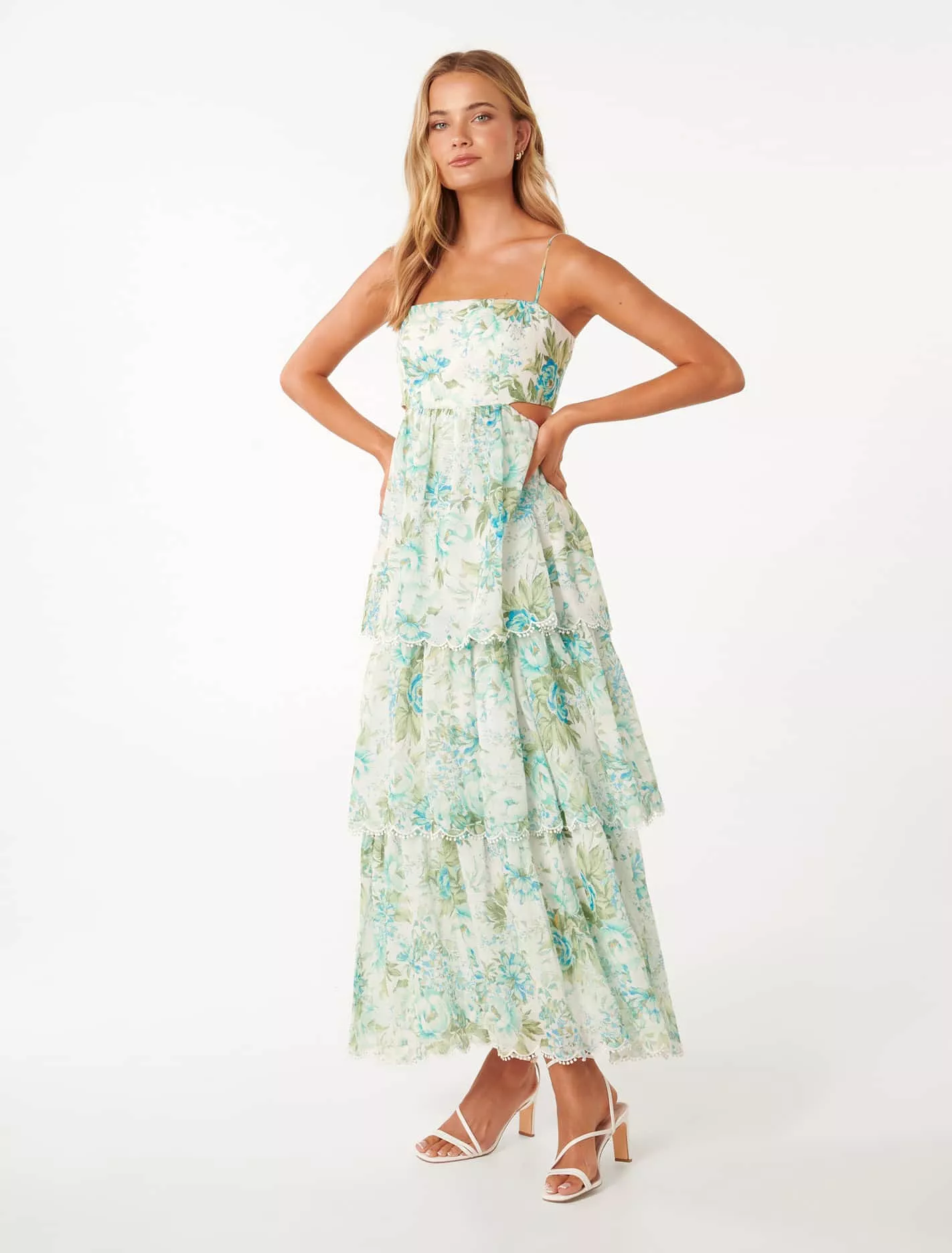 Shauna Tiered Midi Dress