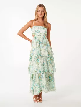 Shauna Tiered Midi Dress