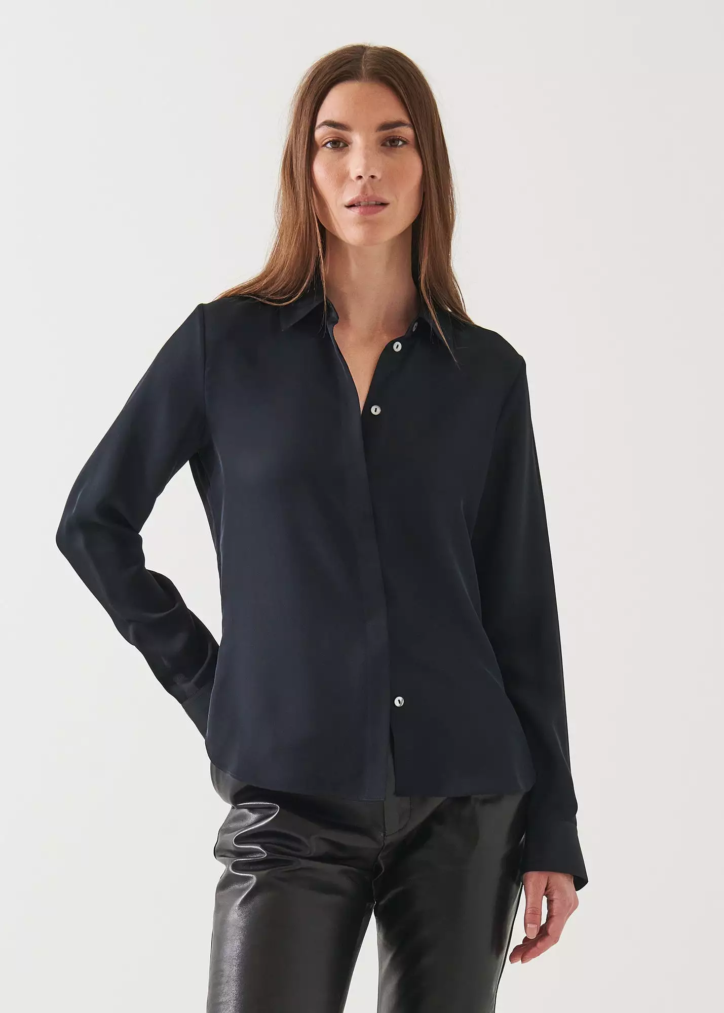 SLIM SILK SHIRT