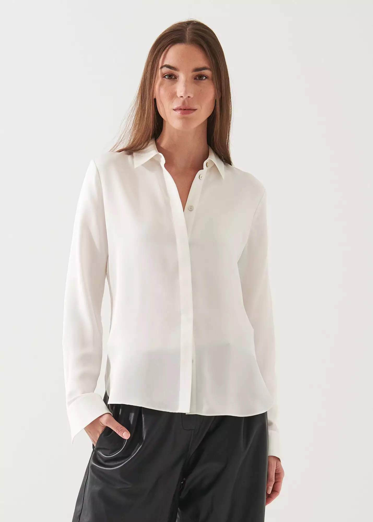 SLIM SILK SHIRT