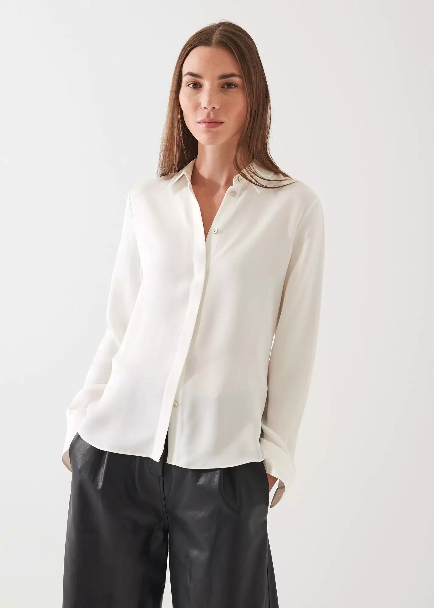 SLIM SILK SHIRT