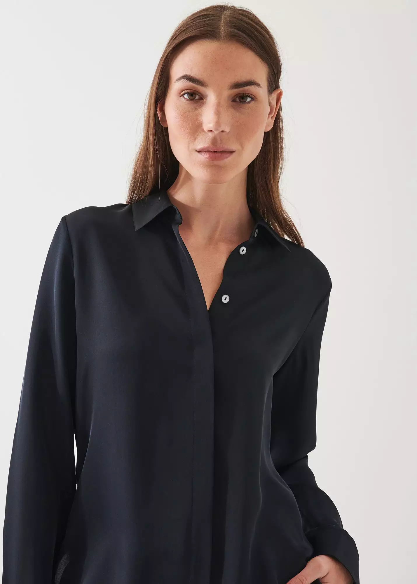 SLIM SILK SHIRT