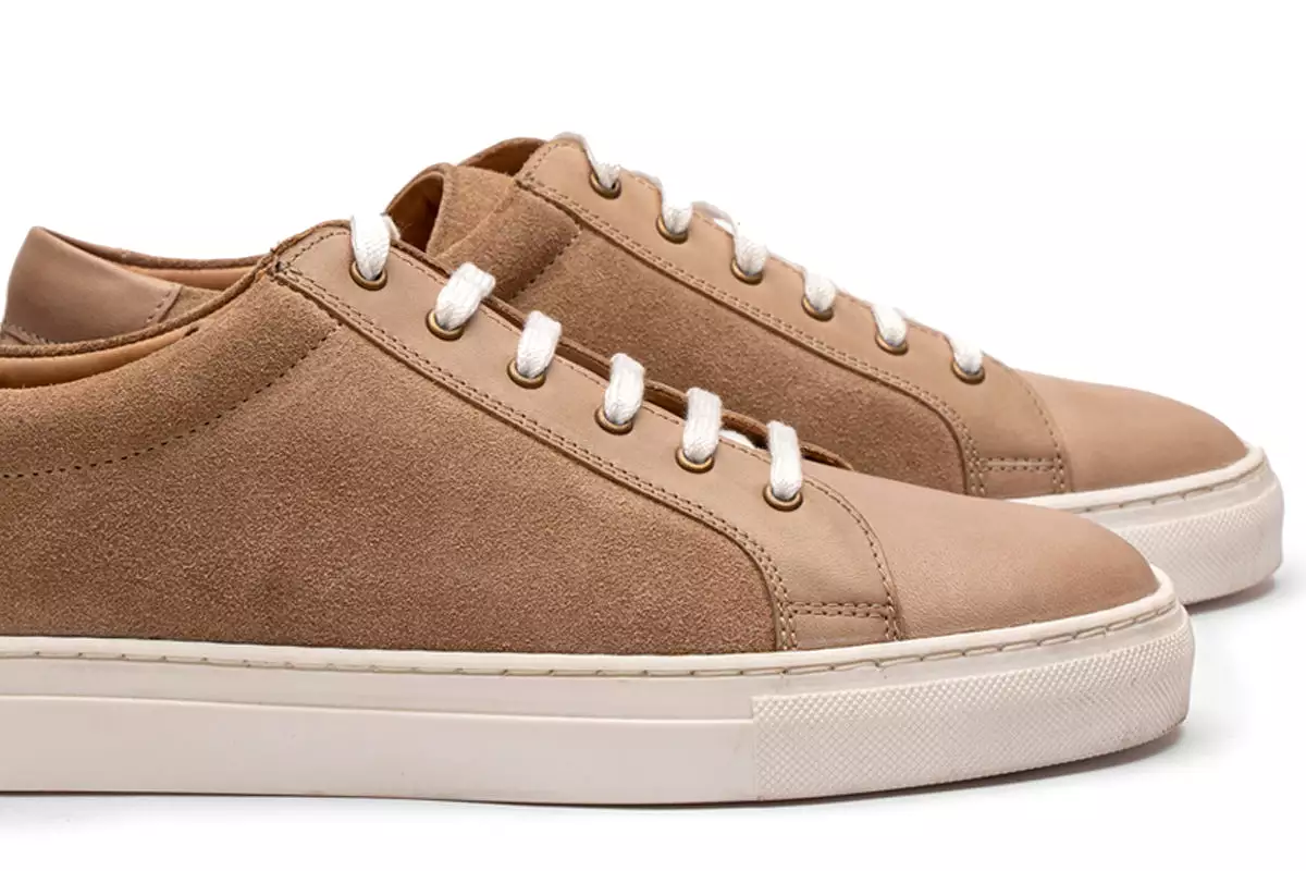 Smooth & Suede Combo Derby Sneaker/O