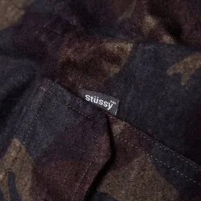 Stussy Lux Camo Flannel ShirtWine Camo