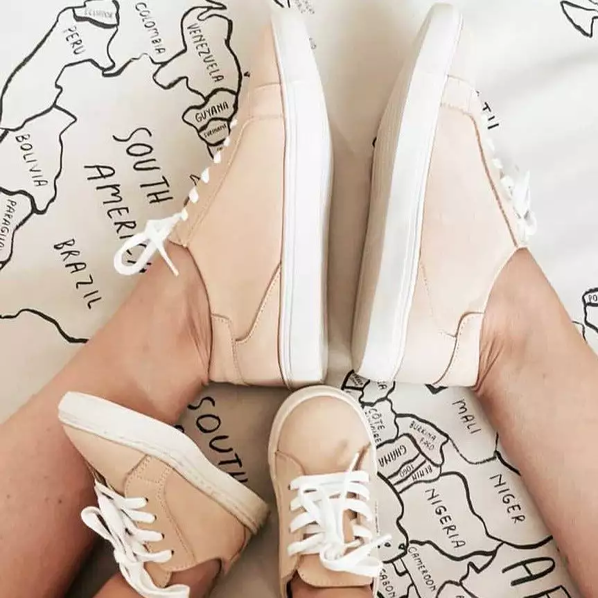 Tan Nubuck - Low Top Sneakers