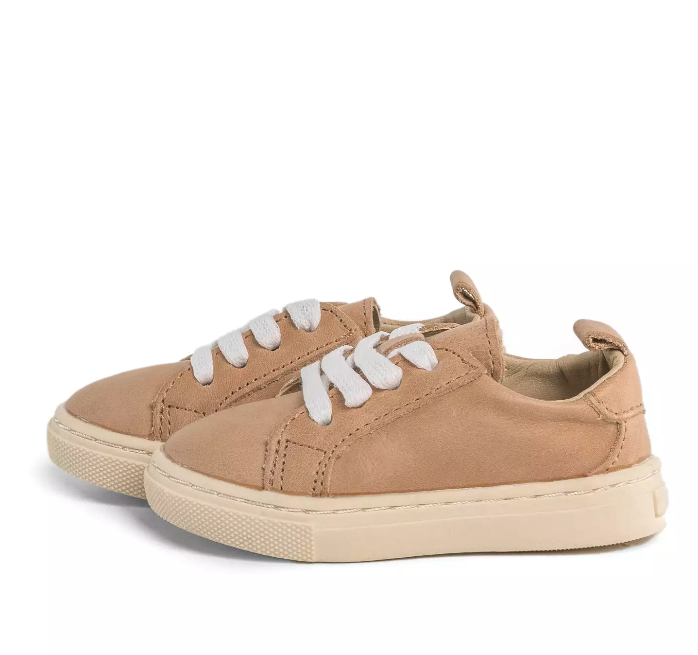 Tan Waxed - Low Top Sneakers