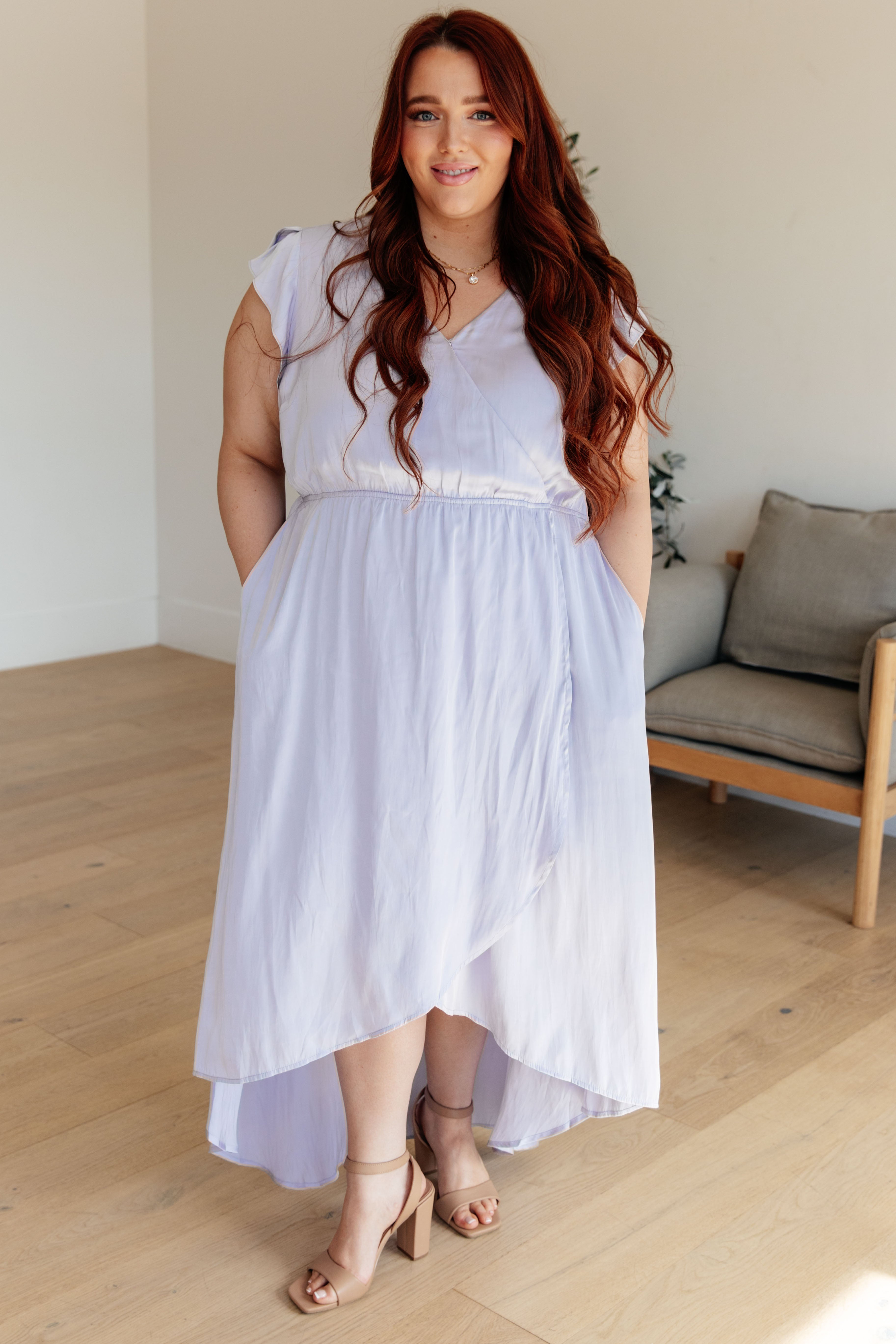 The Honeymoon Phase Flutter Sleeve Dress