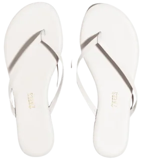 Tkees Solids Flip Flop, White