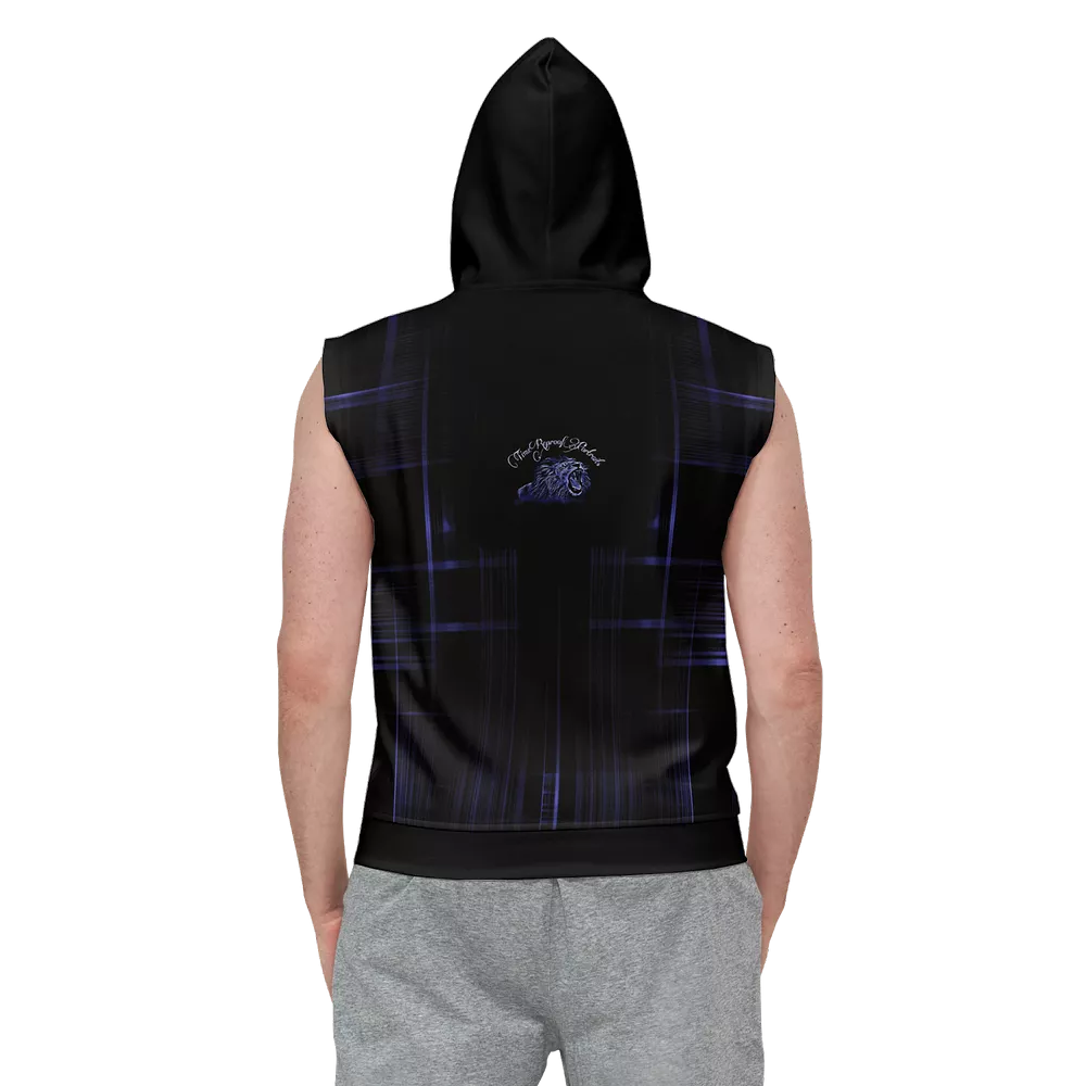 TRP Matrix 02 Men's Designer Sleeveless Pullover Hoodie