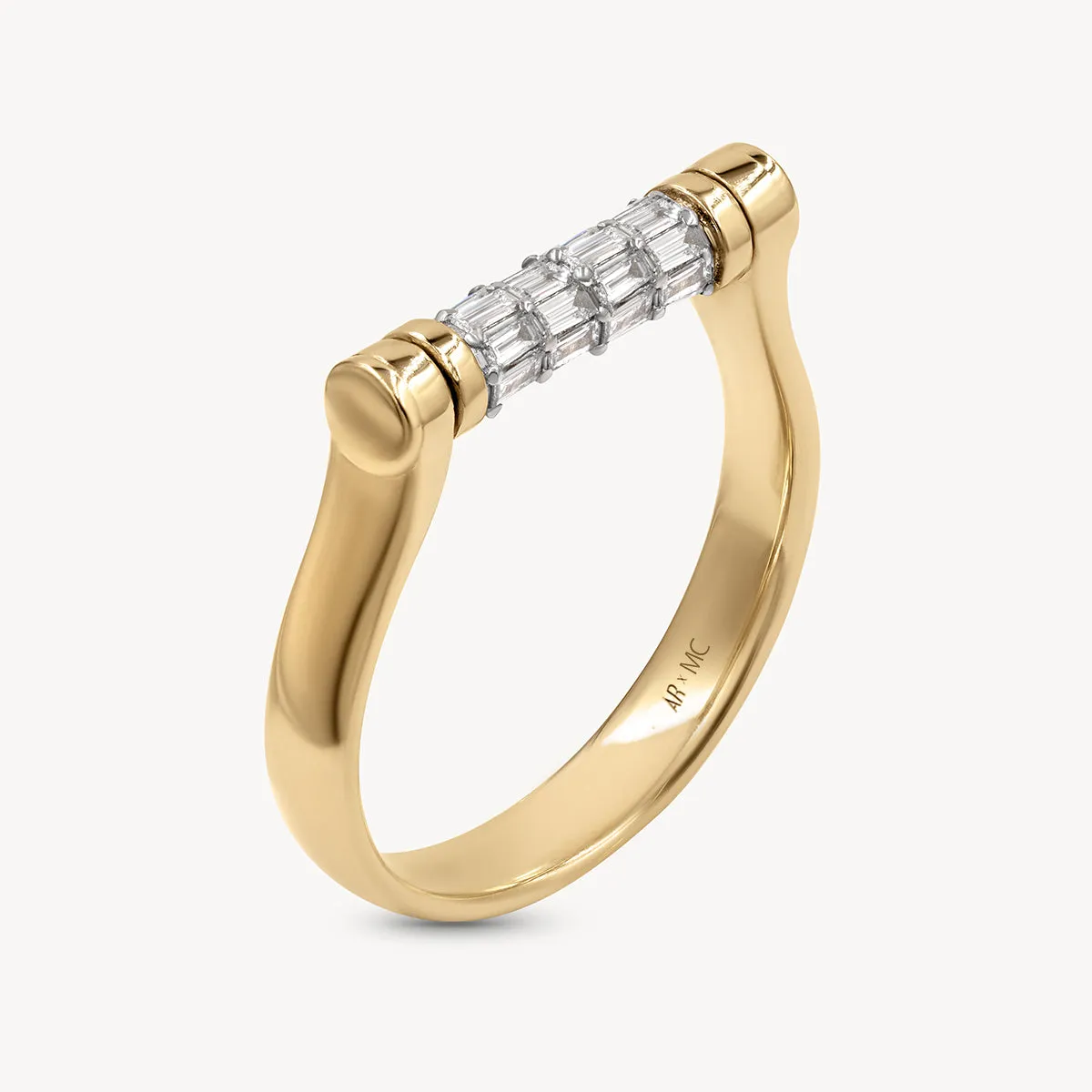 Tusk Baguette Flip Ring