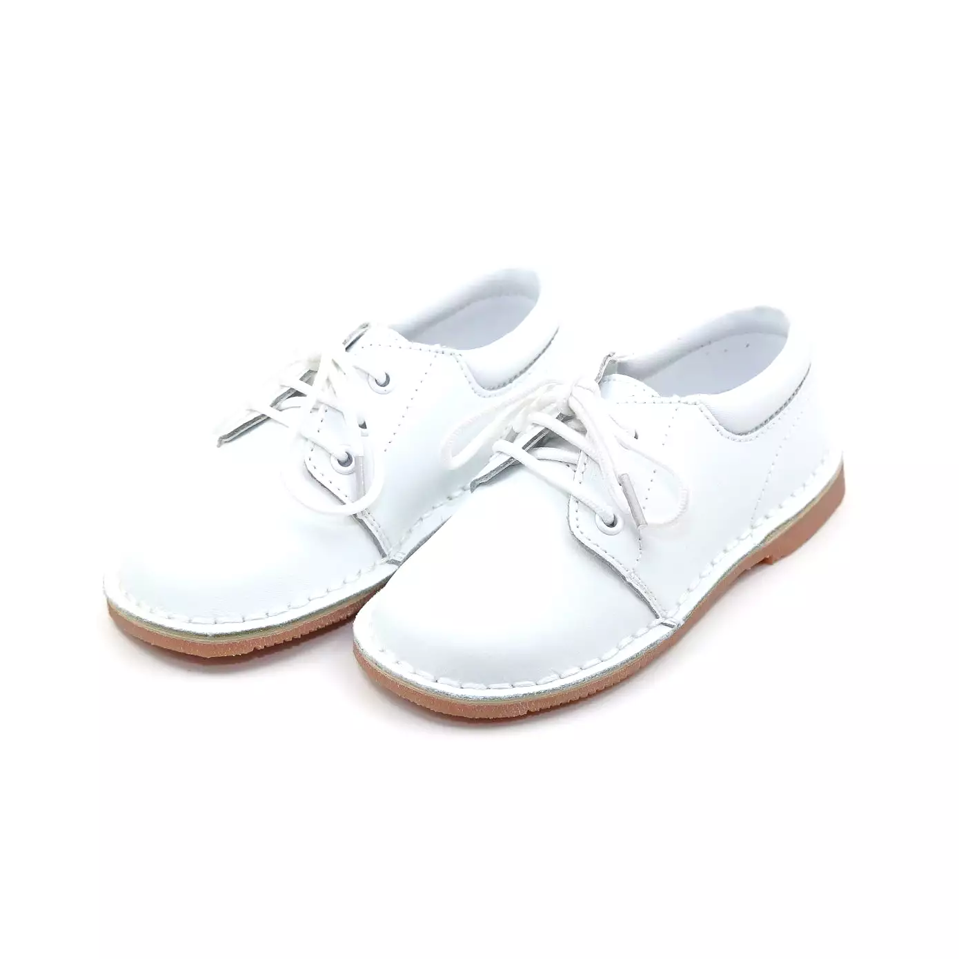 Tyler White Leather Lace Up Shoe