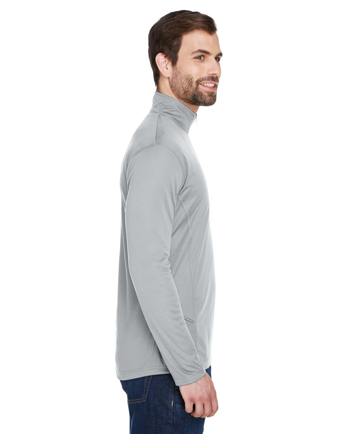 UltraClub Cool & Dry Sport Quarter-Zip Pullover