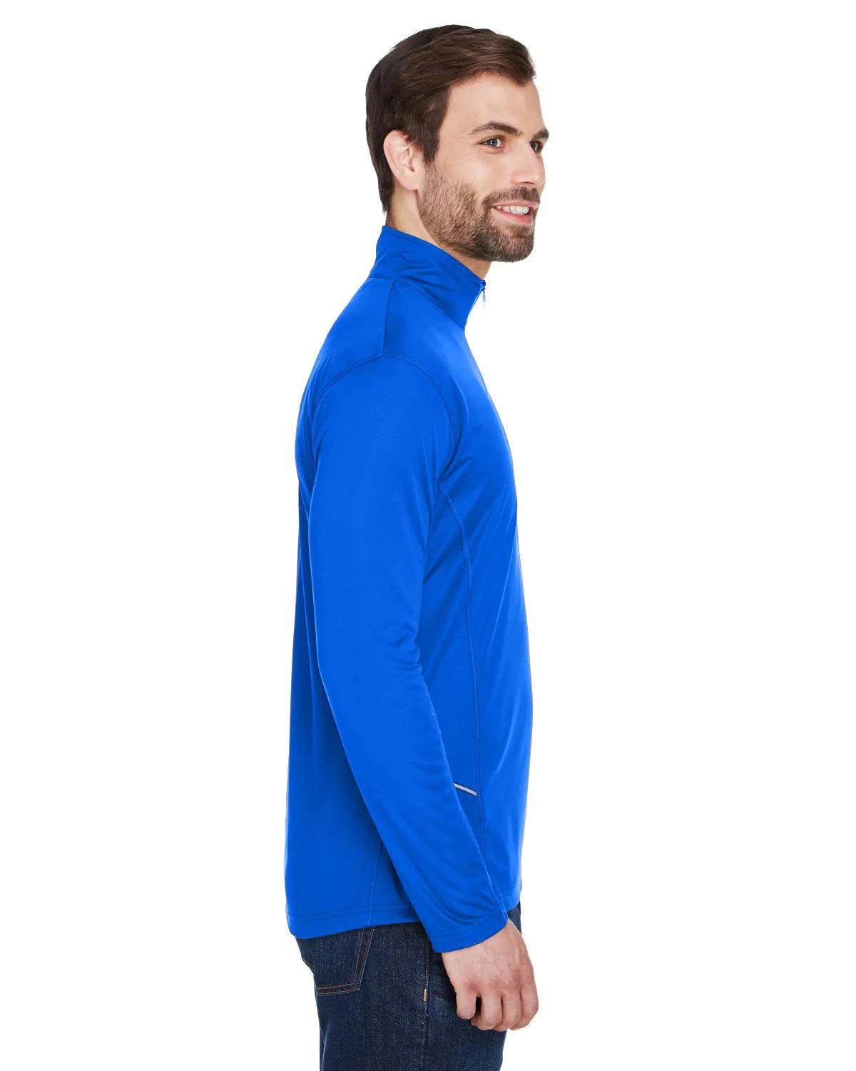 UltraClub Cool & Dry Sport Quarter-Zip Pullover