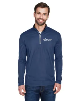 UltraClub Cool & Dry Sport Quarter-Zip Pullover