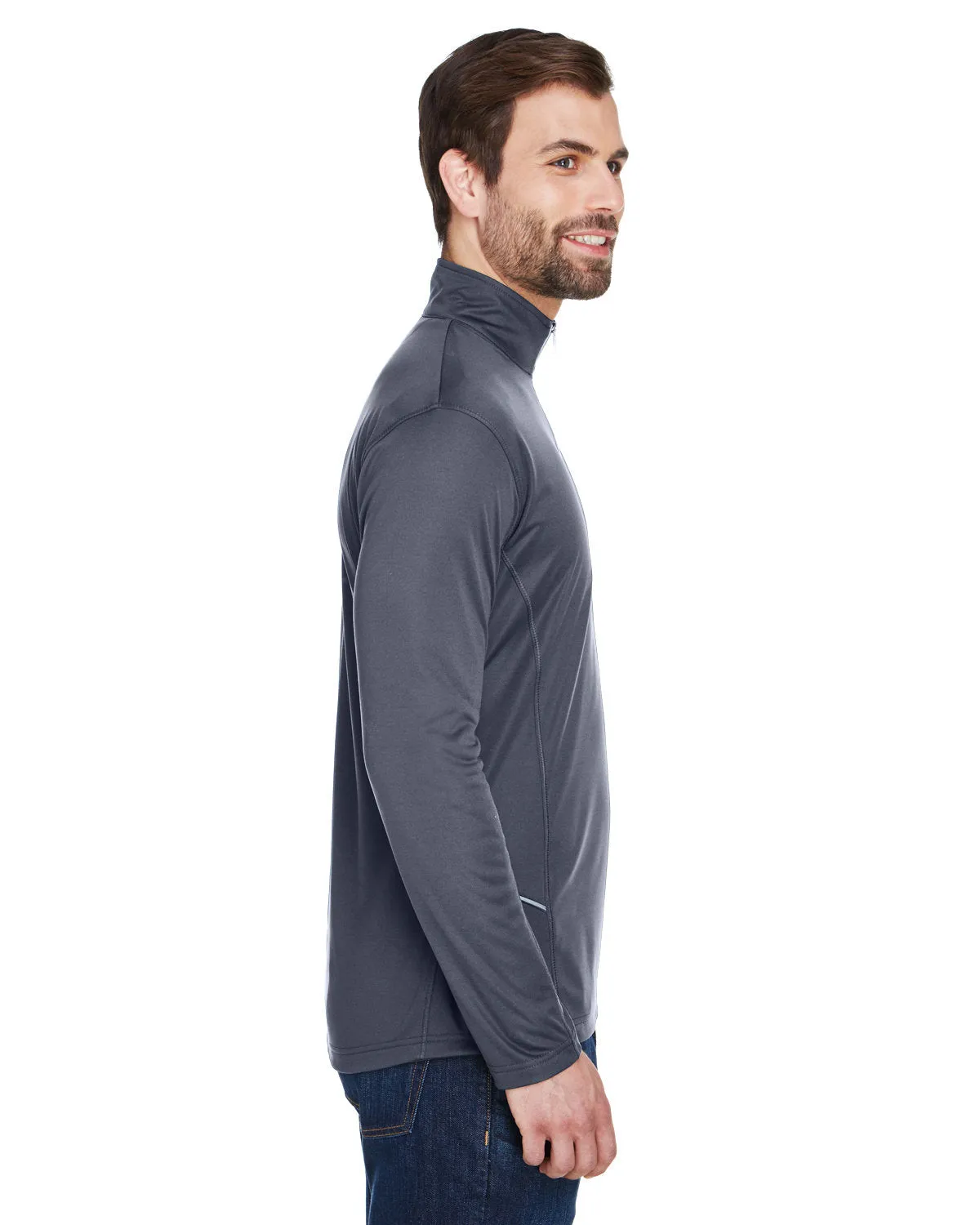 UltraClub Cool & Dry Sport Quarter-Zip Pullover