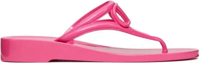 Valentino Garavani VLogo Signature flip flops Pink