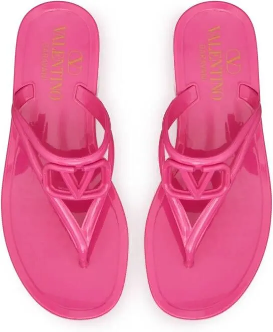 Valentino Garavani VLogo Signature flip flops Pink