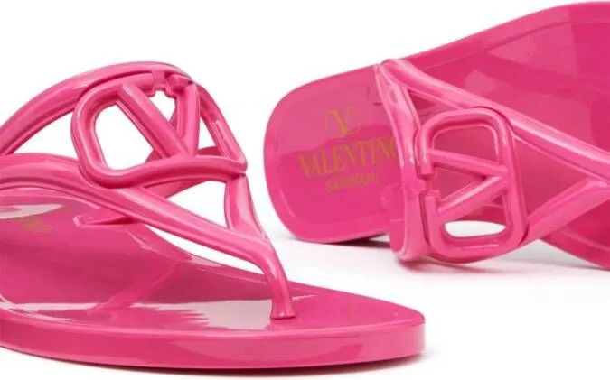 Valentino Garavani VLogo Signature flip flops Pink