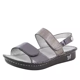 Verona Braided Pewter Sandal