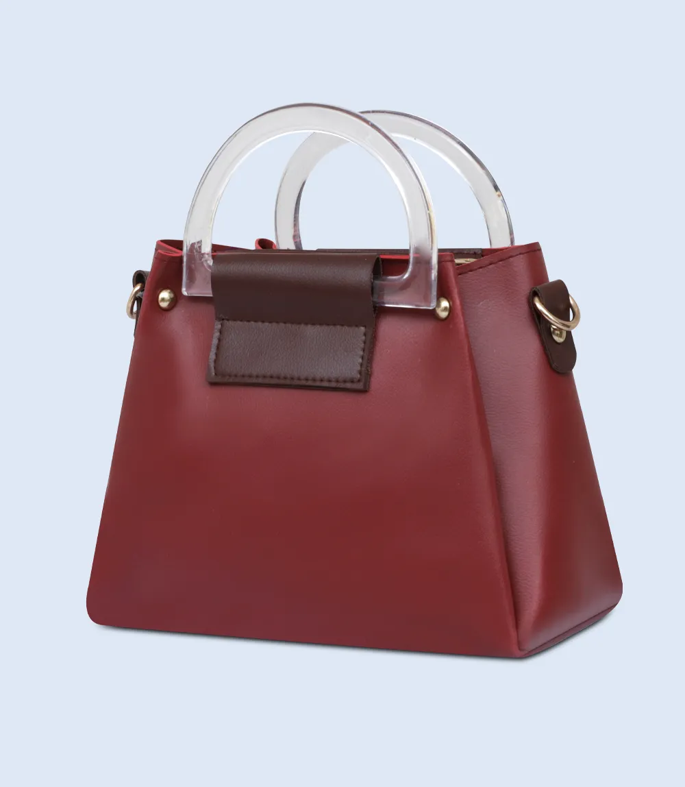 WB2410-MAROON-Women Shoulder Bag