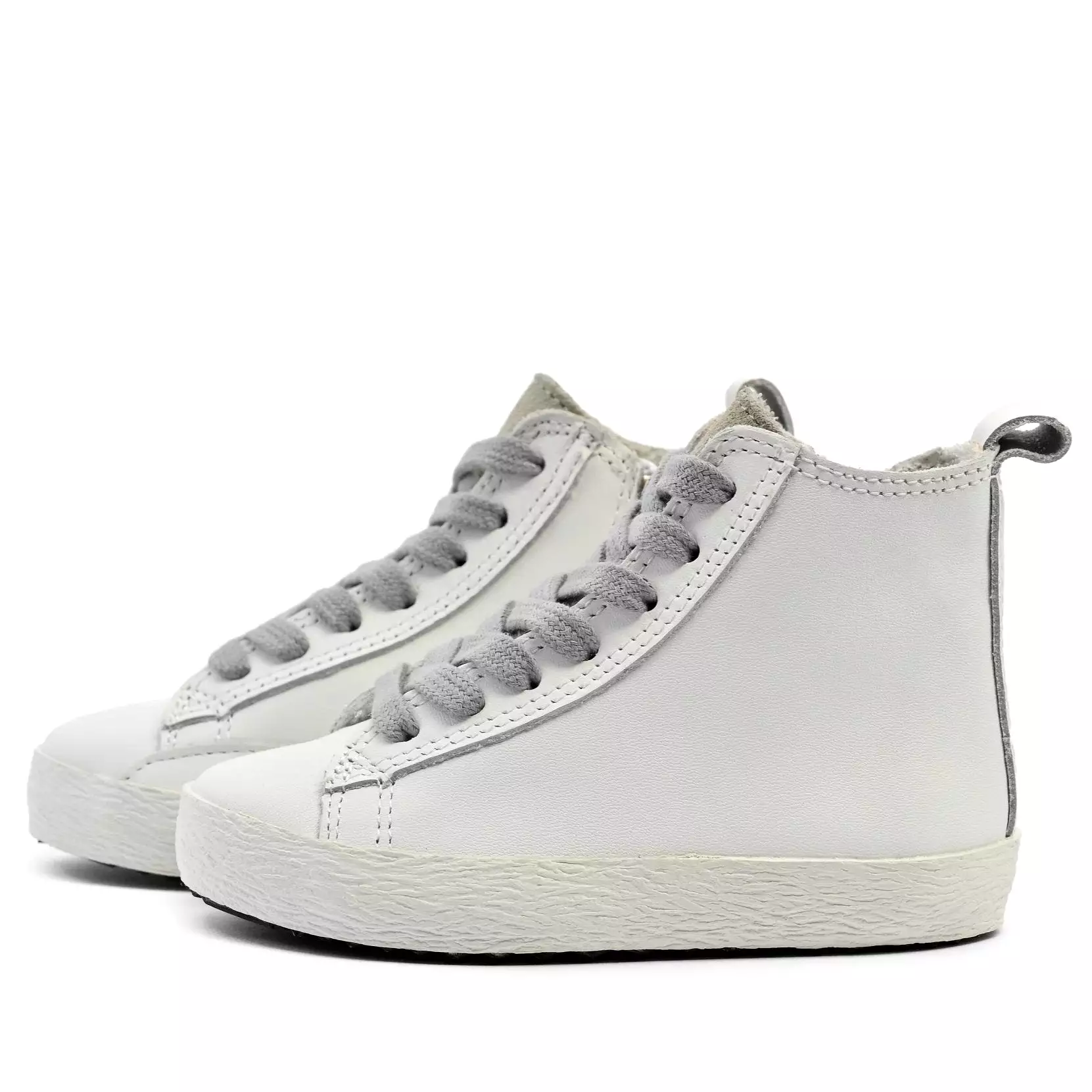 White - High Top Sneakers