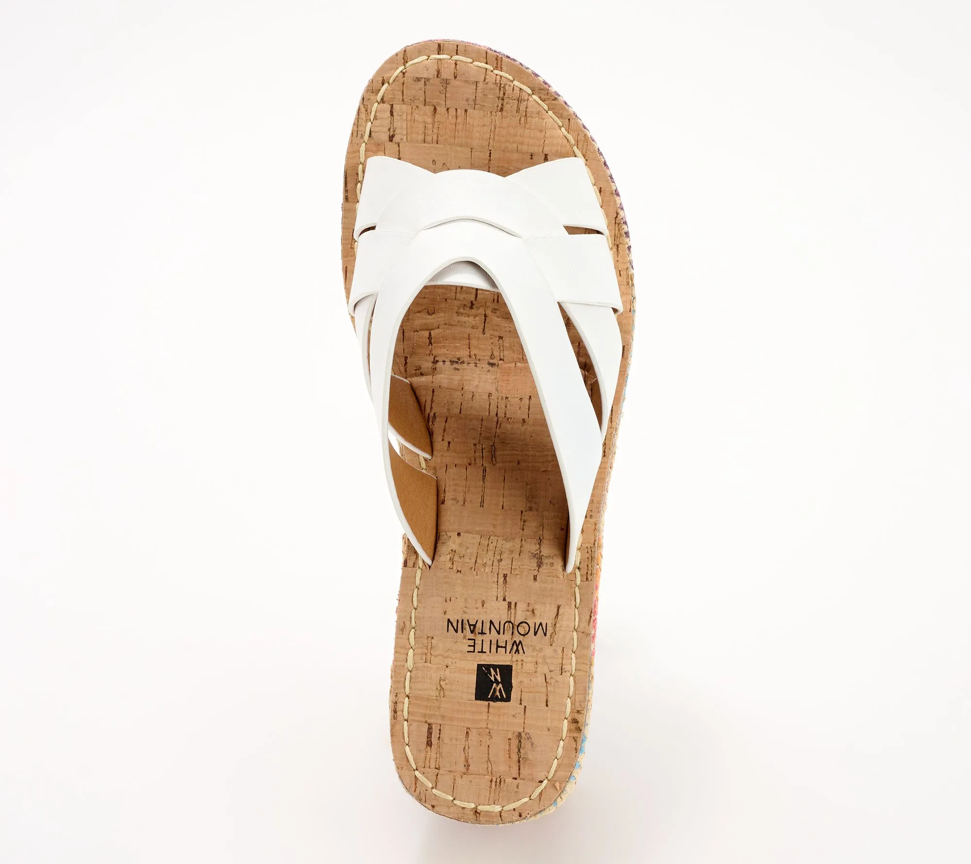 White Mountain Woven Raffia Wedges - Samwell